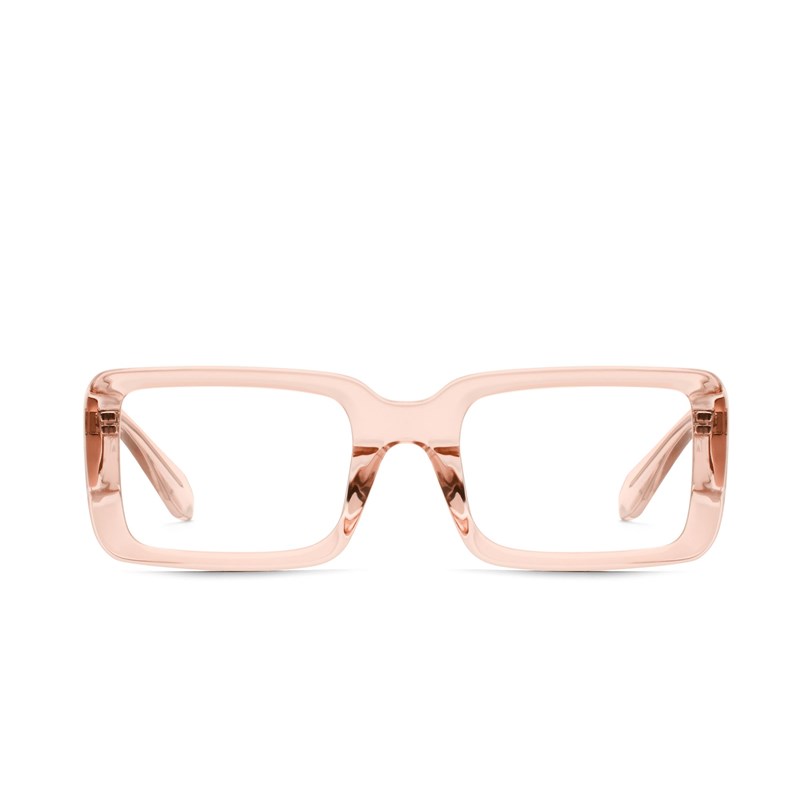 Champagne / Clear Rx Quay YADA YADA BEVEL RX Unisex Glasses | MASQT-3216