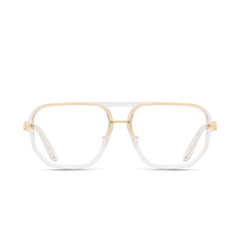 Clear / Clear Rx Quay FRONT ROW RX Unisex Glasses | HZMCE-1237