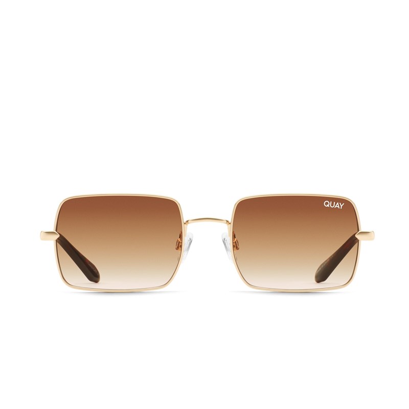 Gold / Brown Quay TTYL Women's Sunglasses | ZFSXU-6718