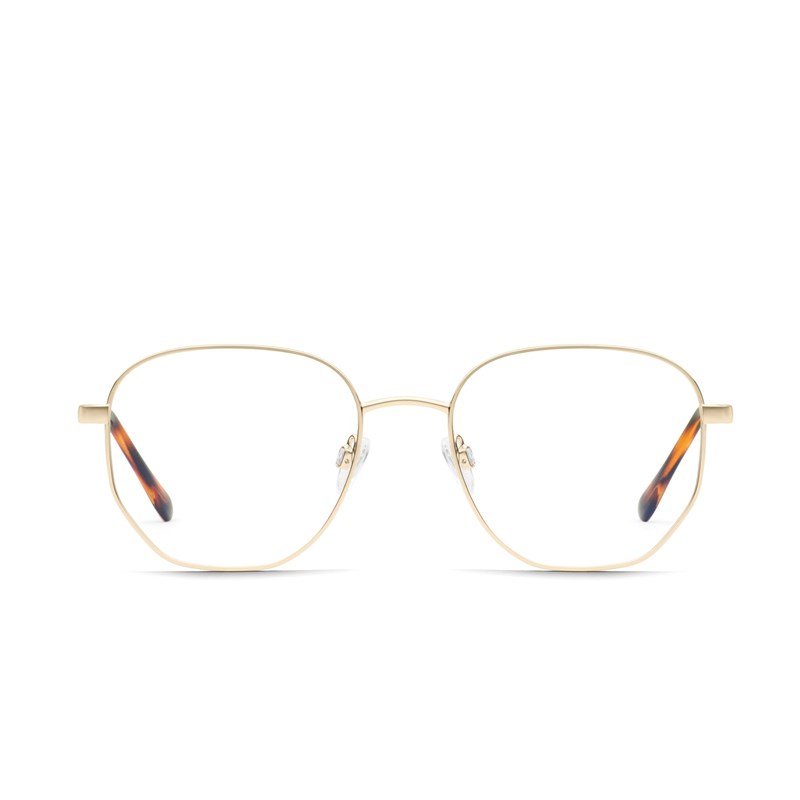 Gold / Clear Rx Quay BIG TIME RX Unisex Glasses | ERHFP-1920