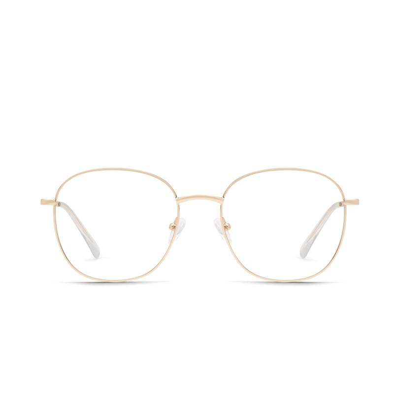 Gold / Clear Rx Quay JEZABELL RX Unisex Glasses | WMJIK-0836