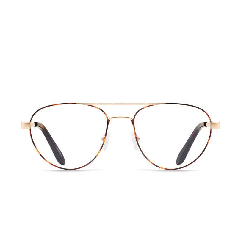 Gold Tort / Clear Rx Quay CHECK IT RX Unisex Glasses | SRUXY-4635