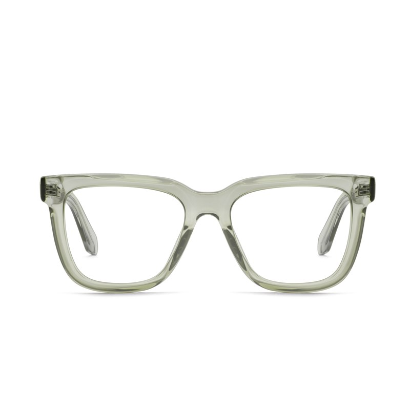 Green / Clear Rx Quay WIRED BEVEL STANDARD RX Unisex Glasses | ILCEB-3516