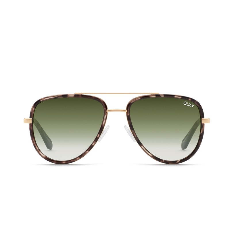 Green / Green Quay ALL IN MINI Men's Sunglasses | NIKJY-8231