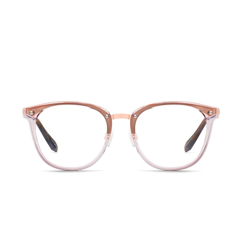 Light Pink / Clear Rx Quay LAST WORD RX Unisex Glasses | QMETW-3041