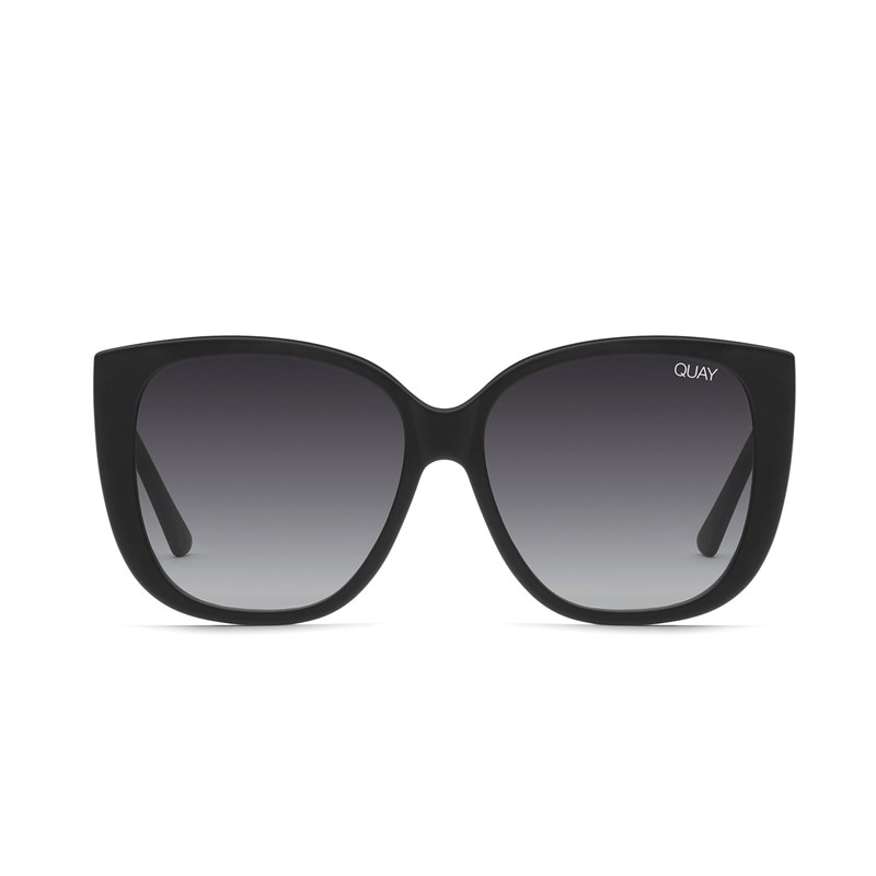 Matte Black / Smoke Fade Quay EVER AFTER Women's Sunglasses | HSFQV-7518