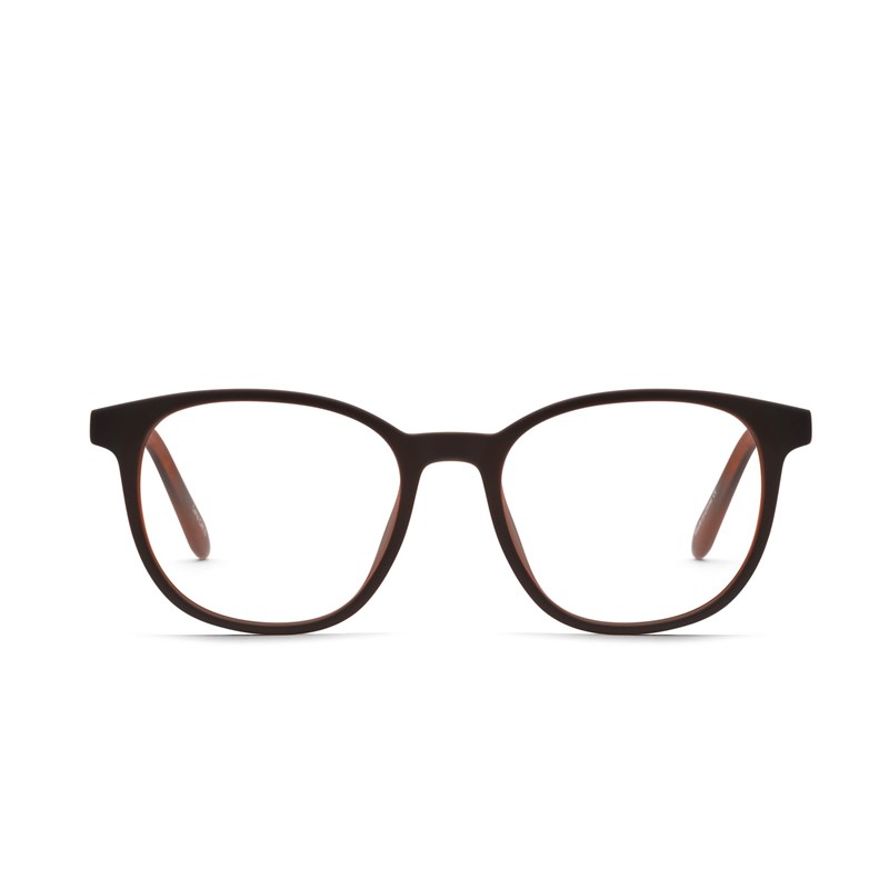 Matte Espresso / Clear Rx Quay BLUEPRINT STANDARD RX Unisex Glasses | TWIVE-4572