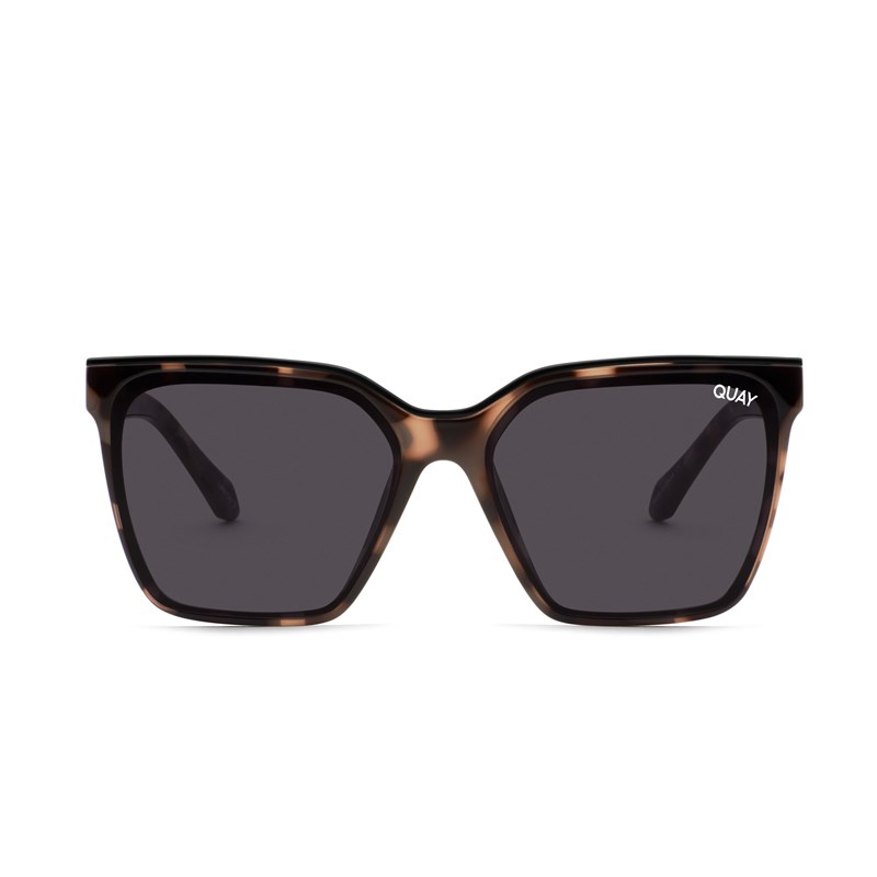 Milky Tortoise / Black Quay LEVEL UP Women's Sunglasses | WYLKZ-7418