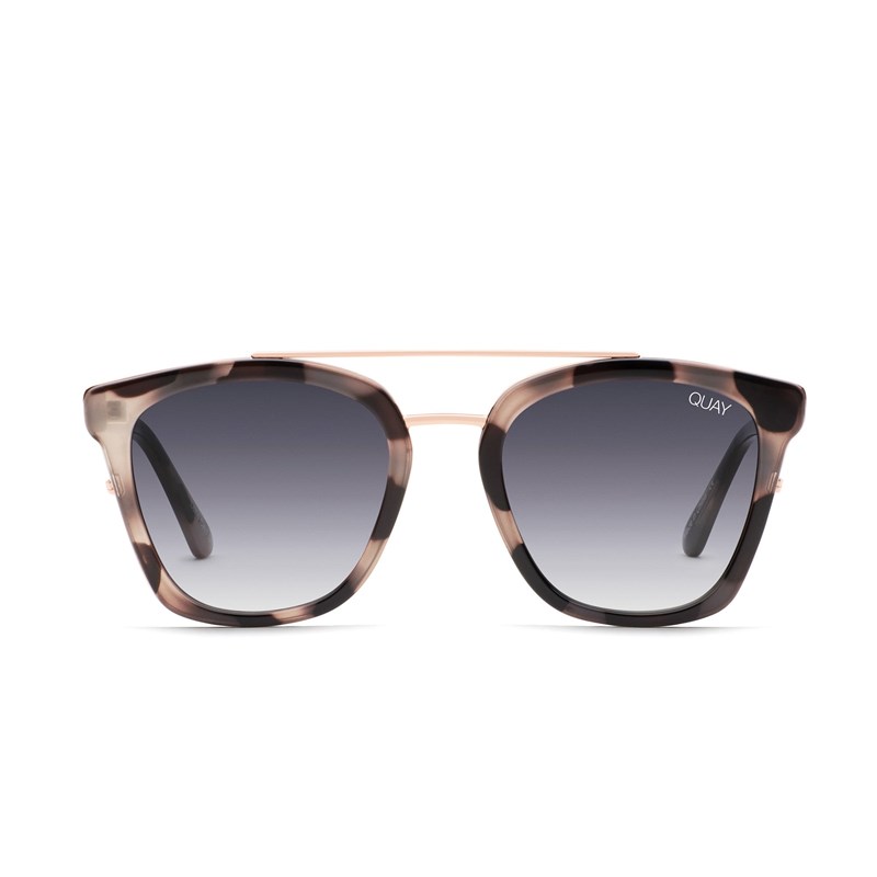 Milky Tortoise / Smoke Fade Quay SWEET DREAMS Women's Sunglasses | LWKIC-2714