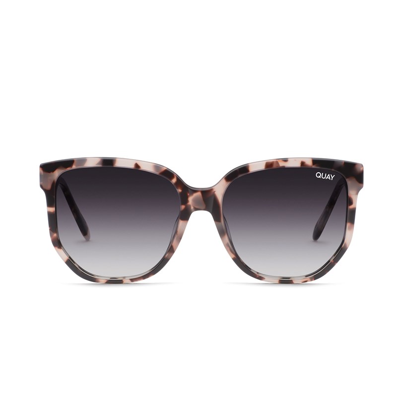 Milky Tortoise / Smoke Quay COFFEE RUN Women's Sunglasses | RFAYI-7936