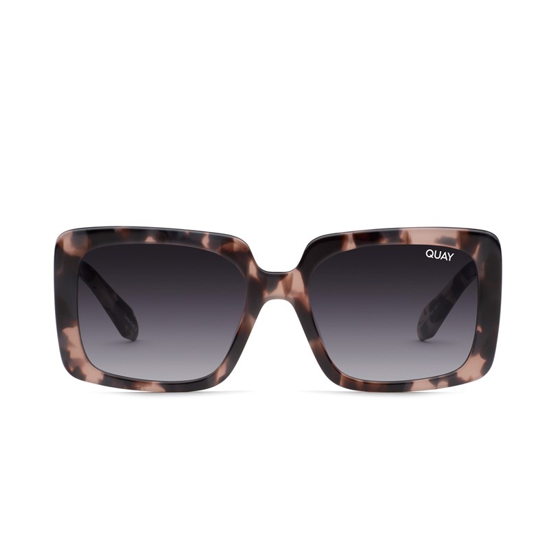 Milky Tortoise / Smoke Quay TOTAL VIBE Women's Sunglasses | QYEHV-3645