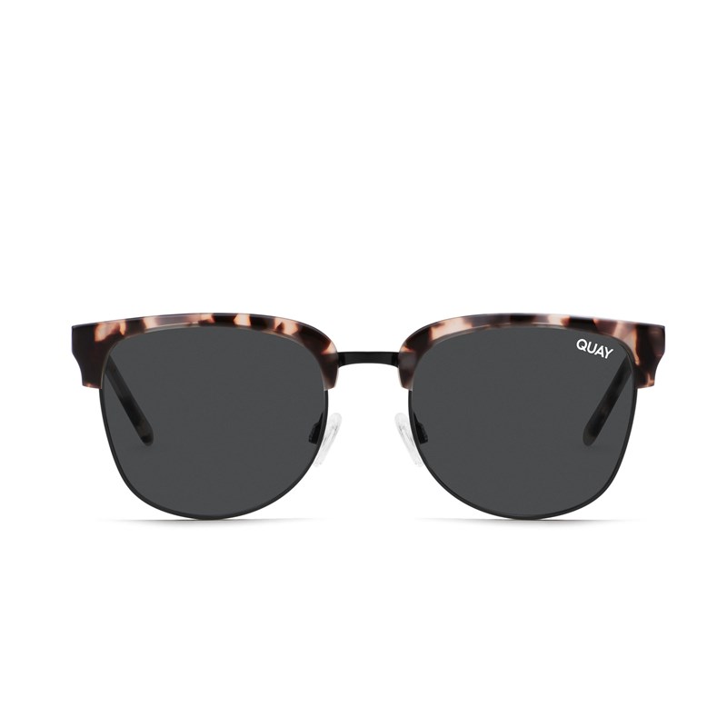 Milky Tortoise / Smoke Rx Quay EVASIVE RX Unisex Prescription Sunglasses | HGXSN-0956