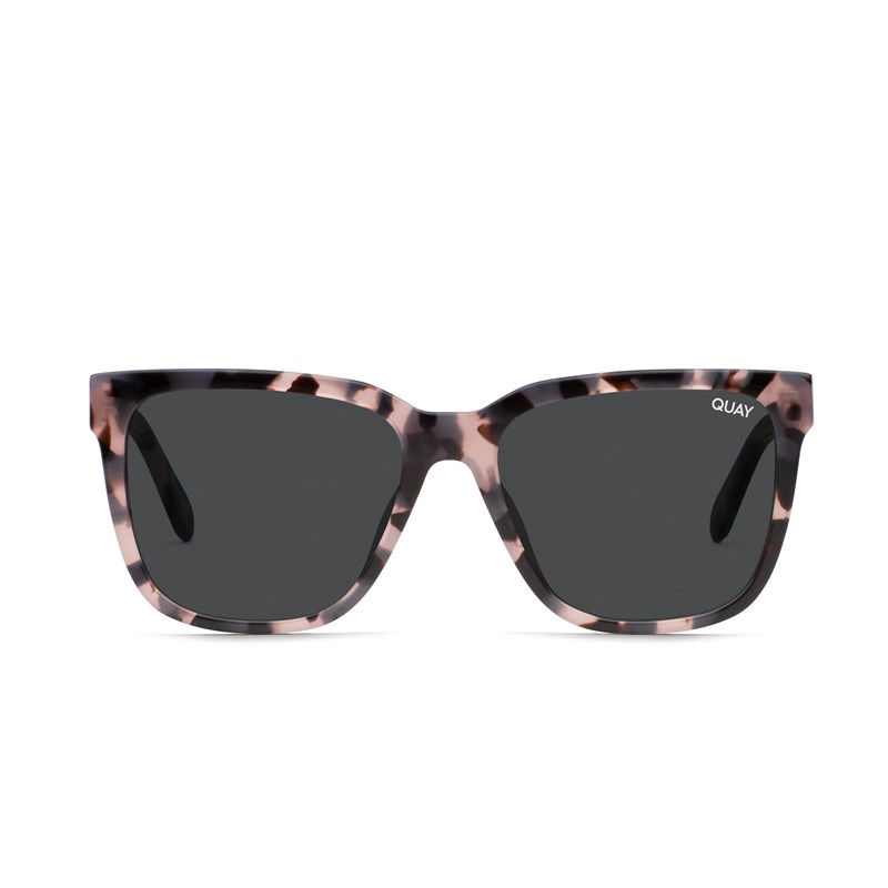 Milky Tortoise / Smoke Rx Quay WIRED OVERSIZED RX Unisex Prescription Sunglasses | KWFMV-9860