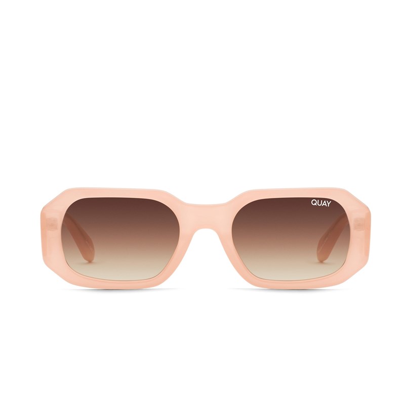 Pink / Brown Quay HYPED UP Men's Sunglasses | GLXOB-6847