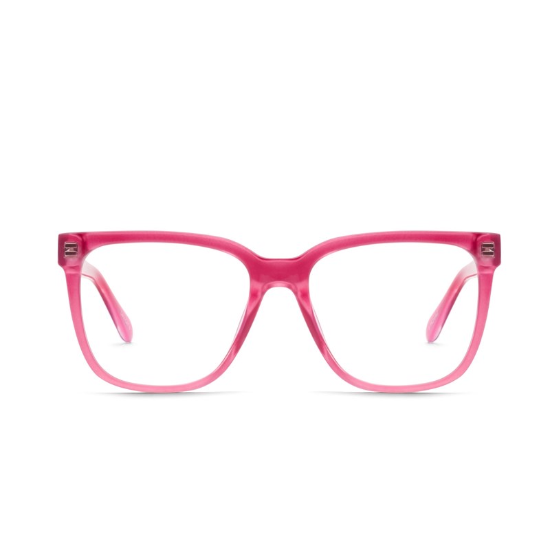 Pink / Clear Rx Quay WIRED OVERSIZED RX Unisex Glasses | MVFDS-6872