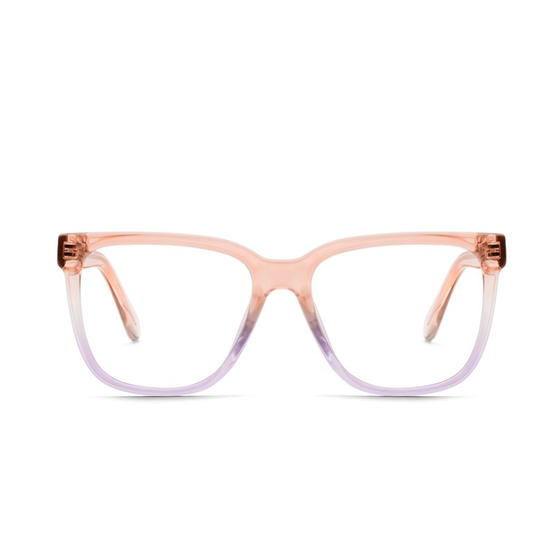 Pink Purple / Clear Rx Quay WIRED OVERSIZED RX Unisex Glasses | RGKCU-9427