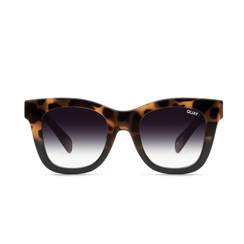 Tortoise Black / Fade Quay AFTER HOURS Women's Sunglasses | DXGUQ-4957