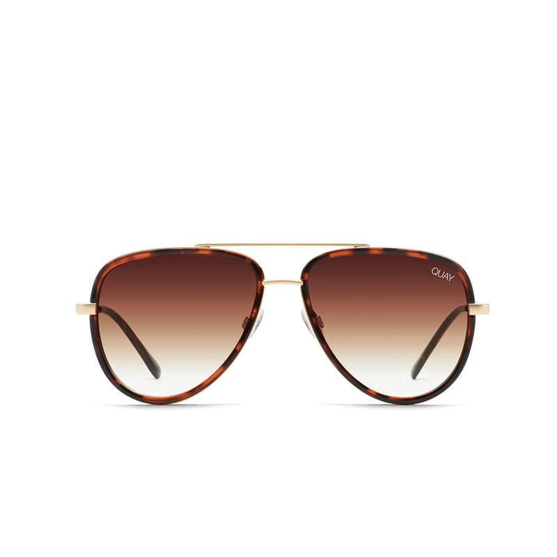 Tortoise / Brown Fade Quay ALL IN MINI Men's Sunglasses | EABCM-6251