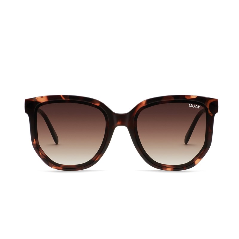 Tortoise / Brown Quay COFFEE RUN Women's Sunglasses | KRDZT-3182