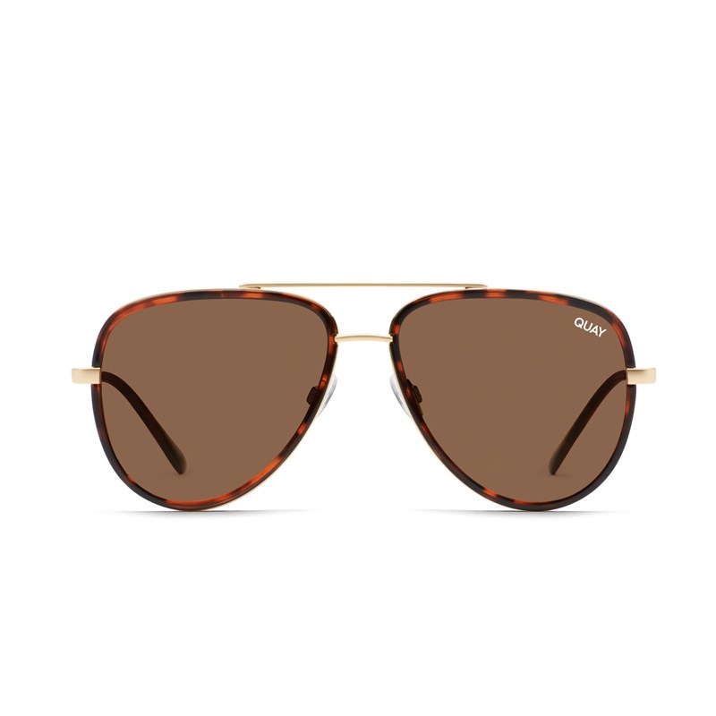 Tortoise Brown / Rx Quay ALL IN MINI RX Women's Sunglasses | NDHZX-5917