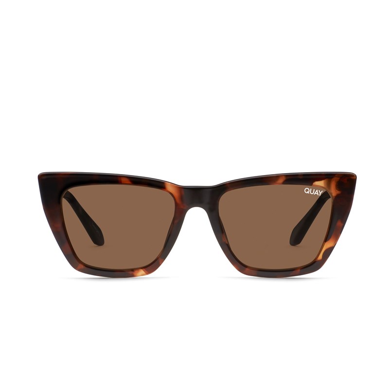 Tortoise / Brown Rx Quay CALL THE SHOTS RX Women's Sunglasses | HGILR-3542