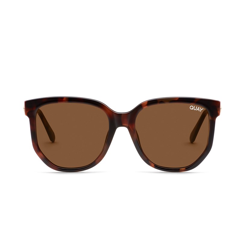 Tortoise / Brown Rx Quay COFFEE RUN RX Women's Sunglasses | YKUDP-0817