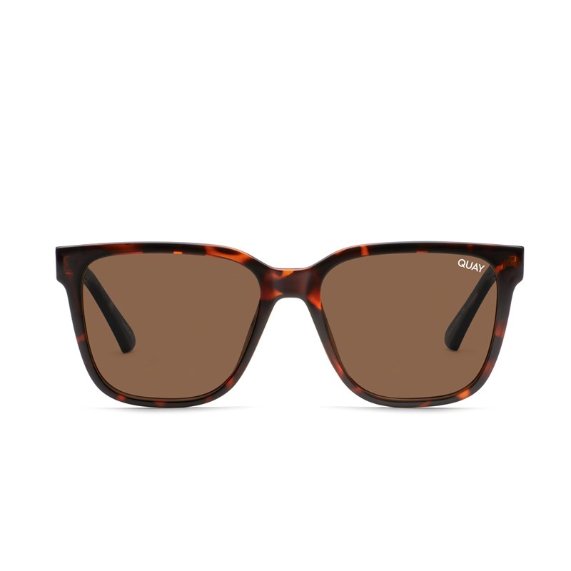 Tortoise Brown / Rx Quay WIRED OVERSIZED RX Women's Sunglasses | LUBTC-7125