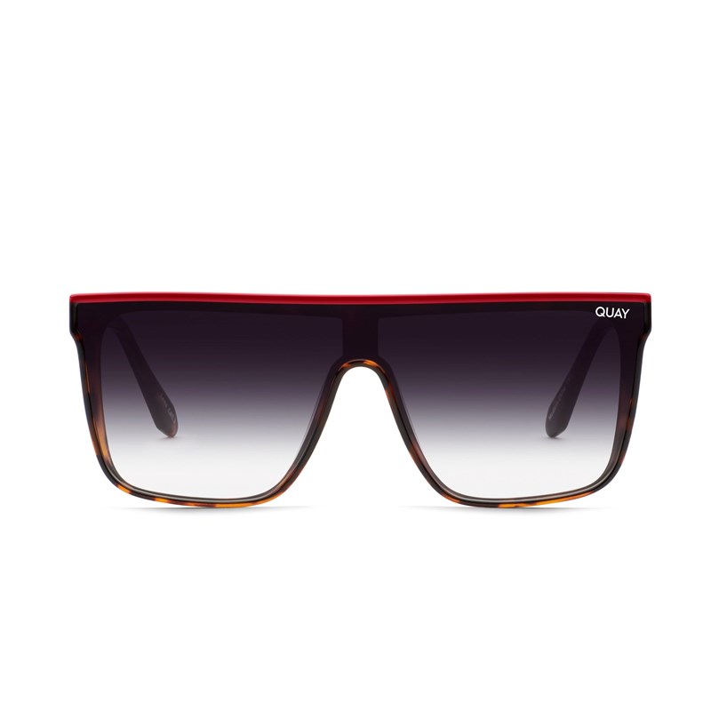 Tortoise Red / Fade Quay NIGHTFALL Men's Sunglasses | GRHBJ-5361