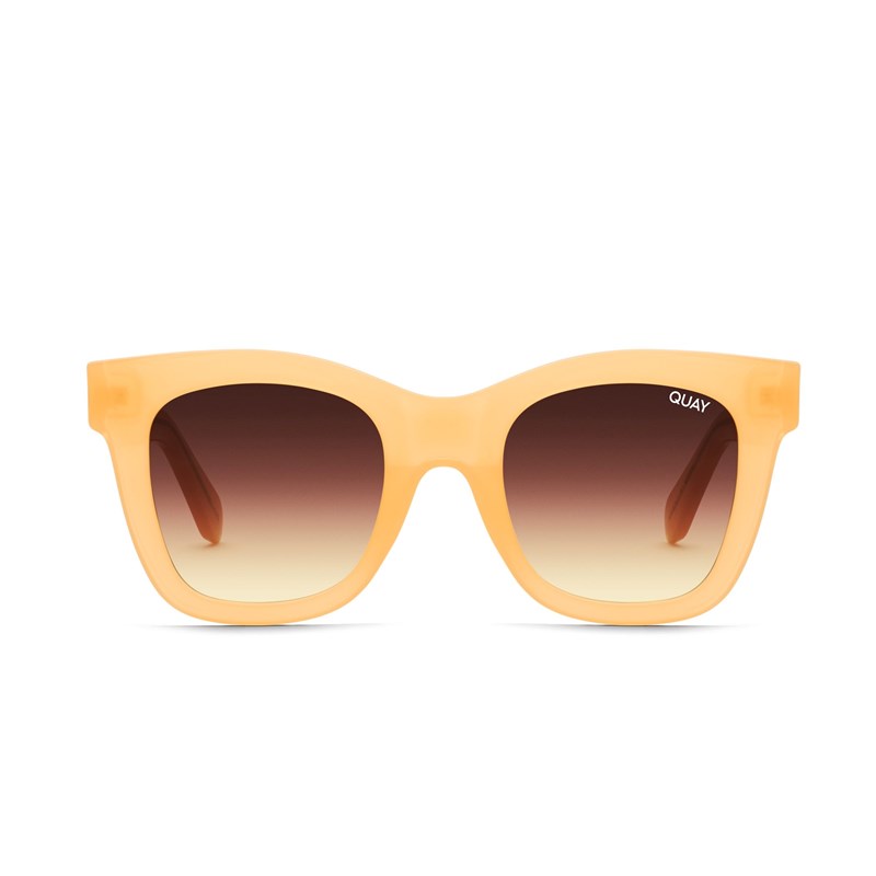 Yellow / Brown Yellow Quay AFTER HOURS Women's Sunglasses | RYALK-7125